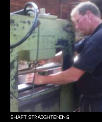 Shaft straightening